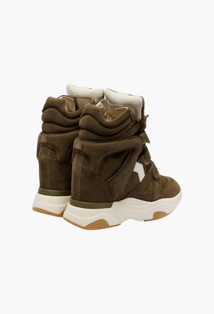 Balskee Suede High-Top Platform Sneakers - GLAM MODA