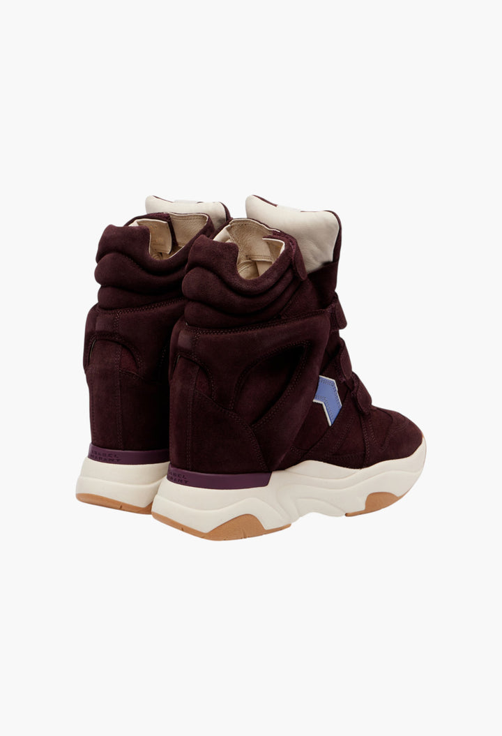 Balskee suede high-top platform sneakers - GLAM MODA