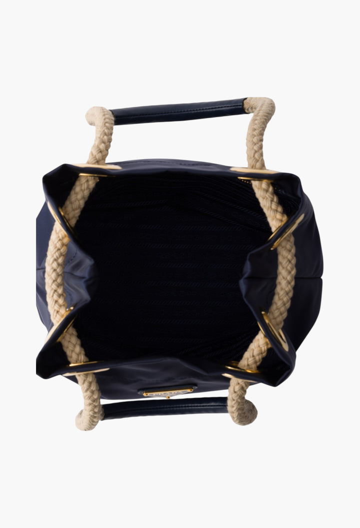 Baltic Blue - Prada Mariner Re-Nylon Bucket Bag - GLAM MODA