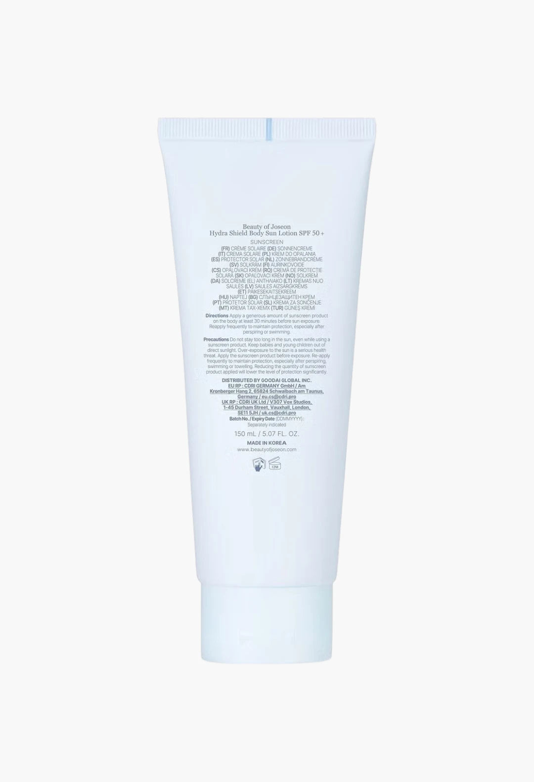 Beauty of Joseon Hydra Shield Body Sunscreen