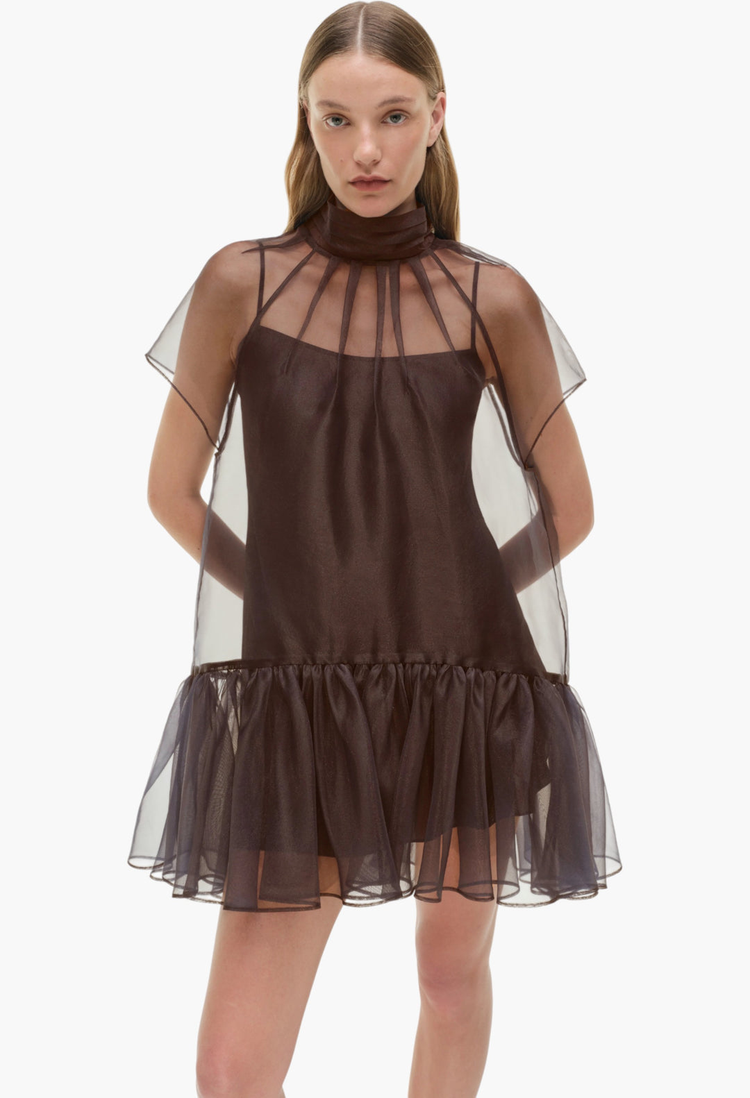 Beaux Organza Dress - GLAM MODA