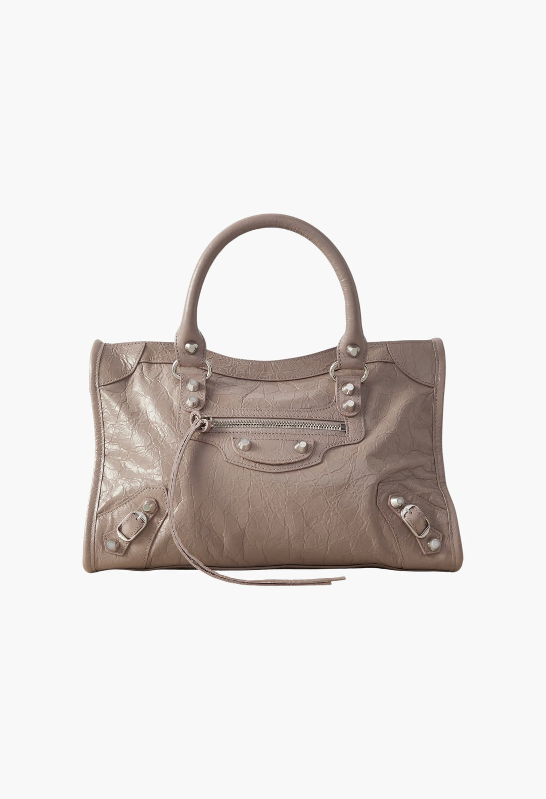 Le City Small Embellished Textured-Leather Tote - GLAM MODA