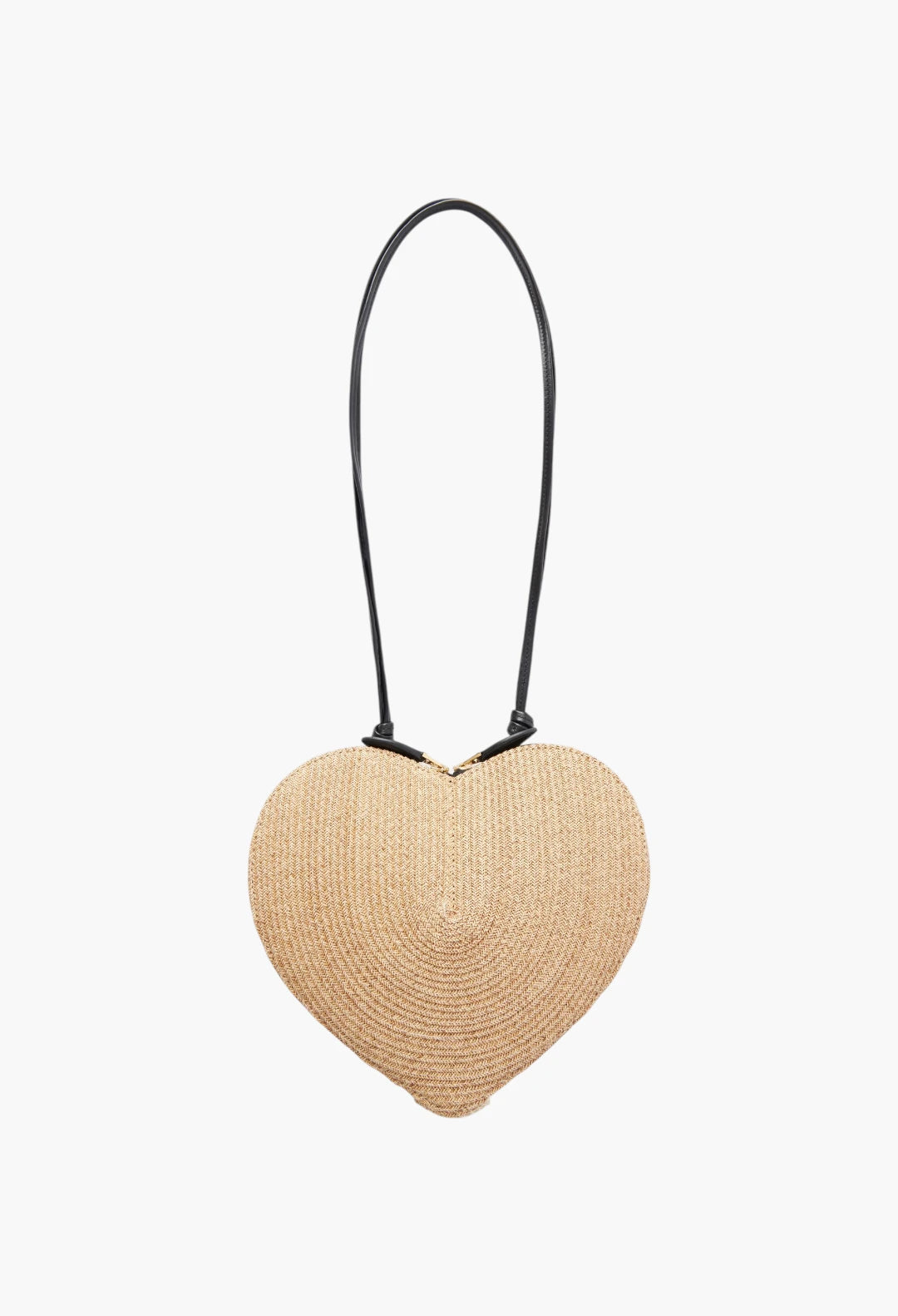 Le Coeur suede and leather shoulder bag