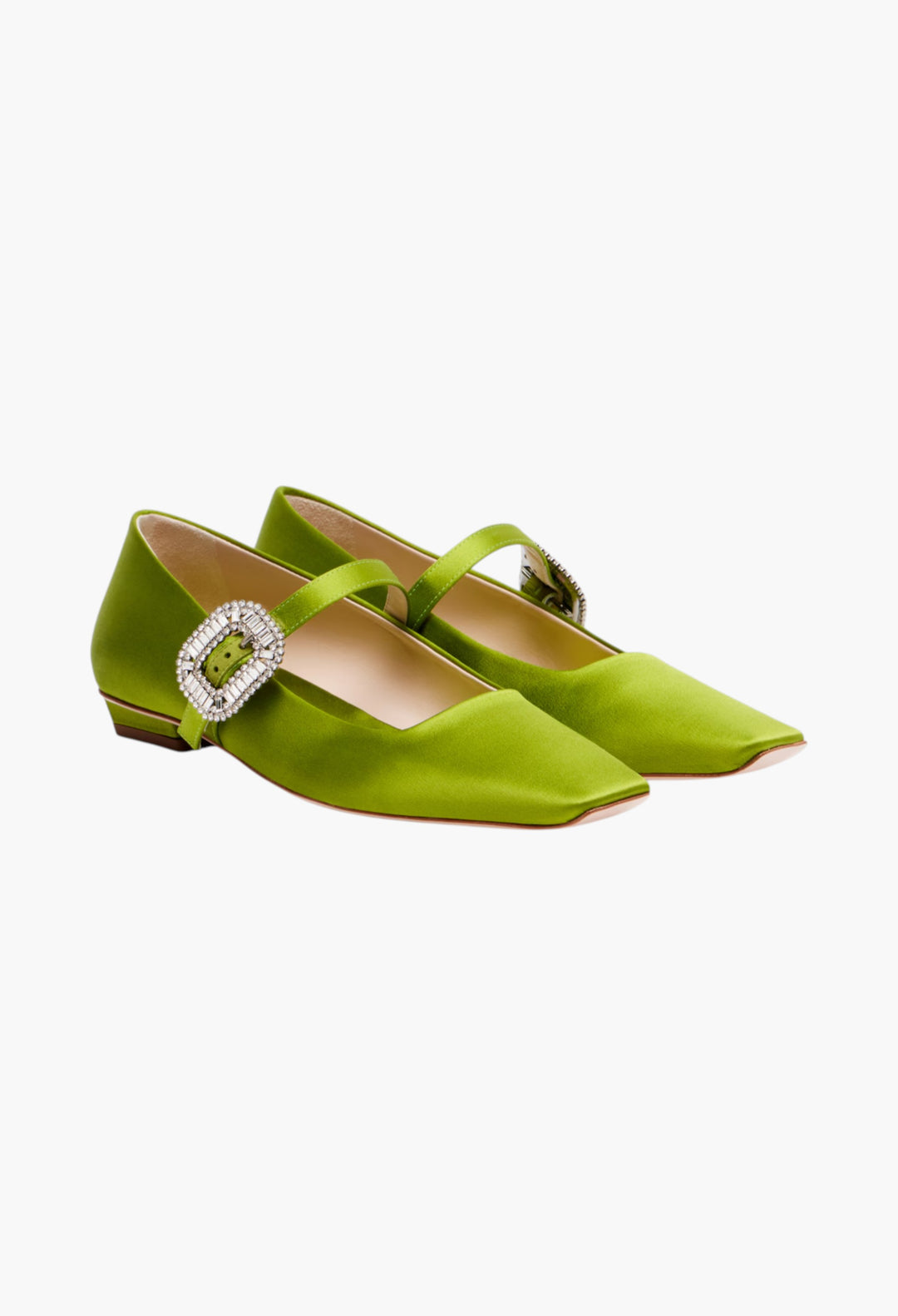 Belle Vivier 25 Satin Ballet Flats - GLAM MODA