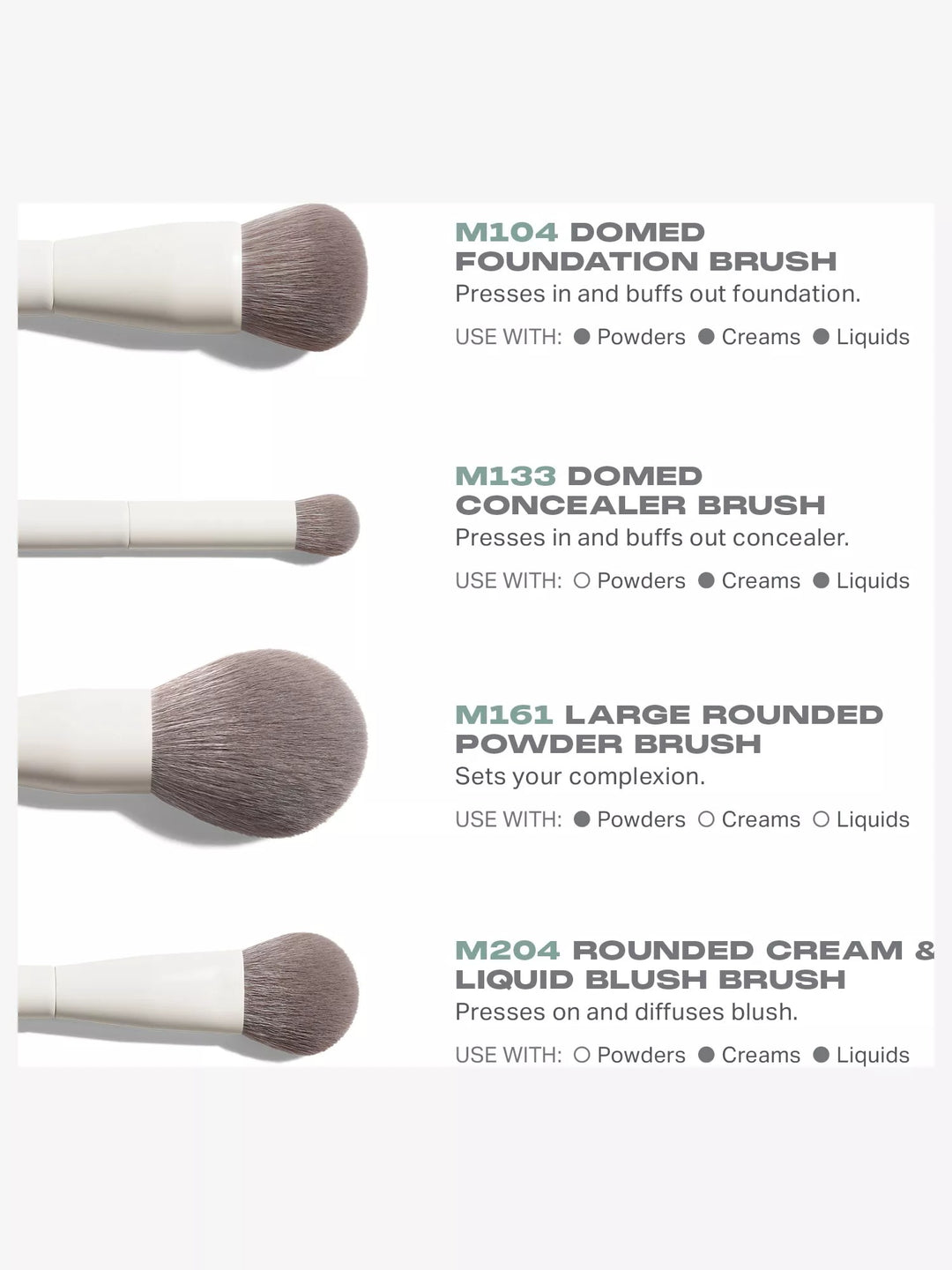 Best Blends 8-piece Face Eye Brush Set - GLAM MODA