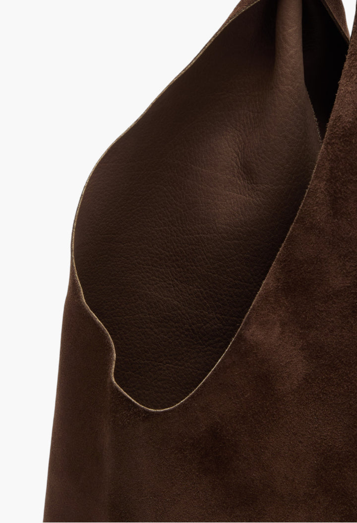 Bindle Small Suede Top Handle Bag - GLAM MODA