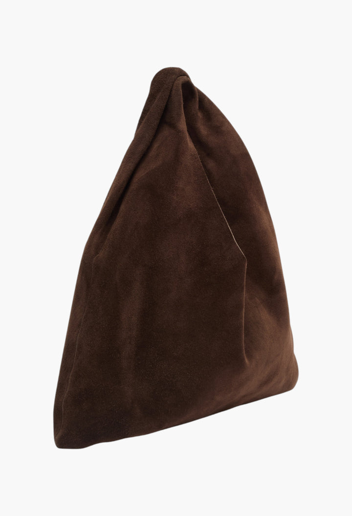 Bindle Small Suede Top Handle Bag - GLAM MODA