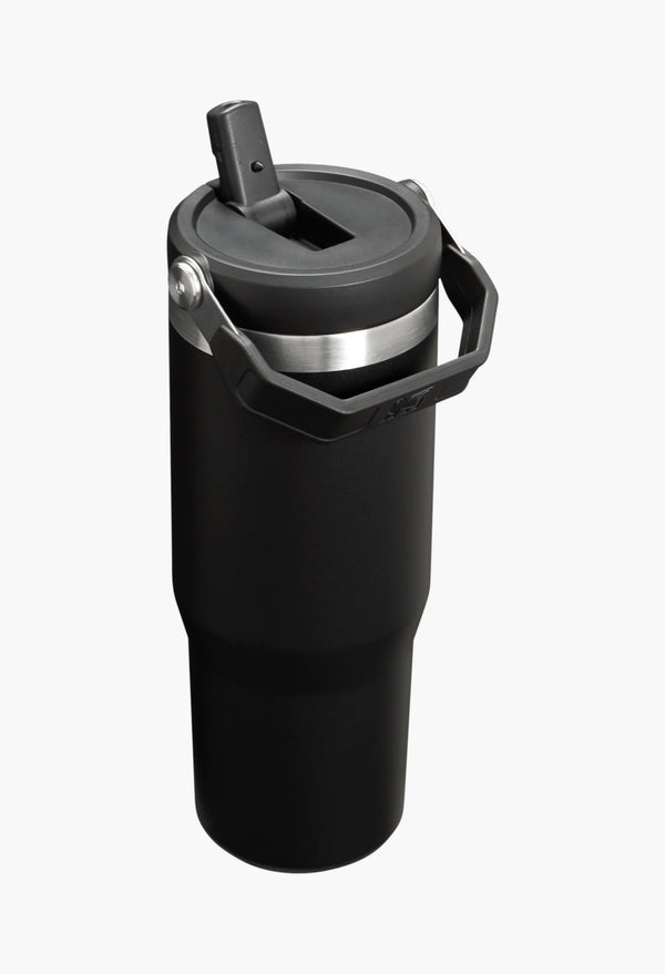 Black 2.0 - The IceFlow™ Flip Straw Tumbler | 30 OZ