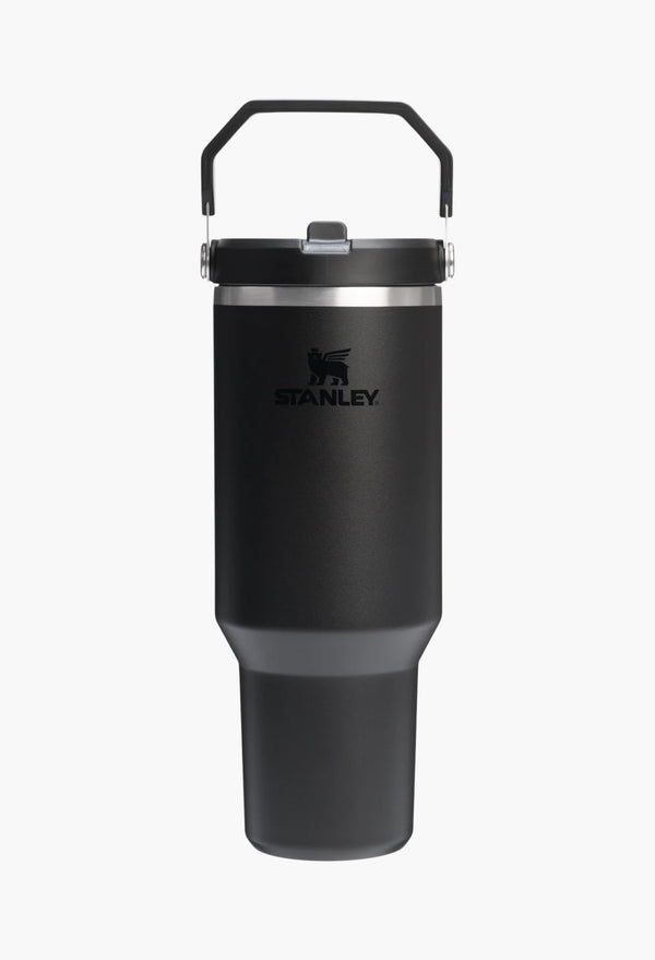 Black 2.0 - The IceFlow™ Flip Straw Tumbler | 40 OZ