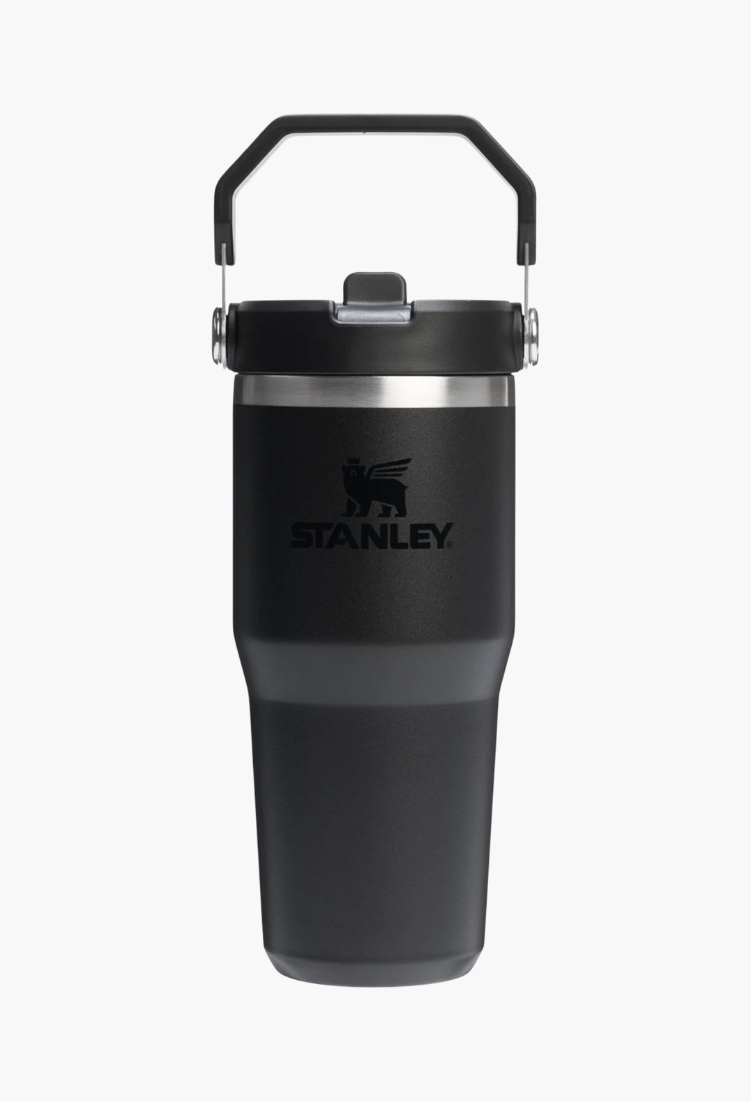 Black 2.0 - The Iceflow™ Flip Straw Tumbler | 14 OZ - GLAM MODA
