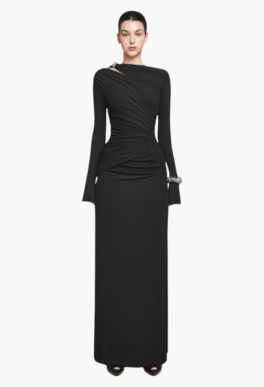 Black - Amara Dress - GLAM MODA