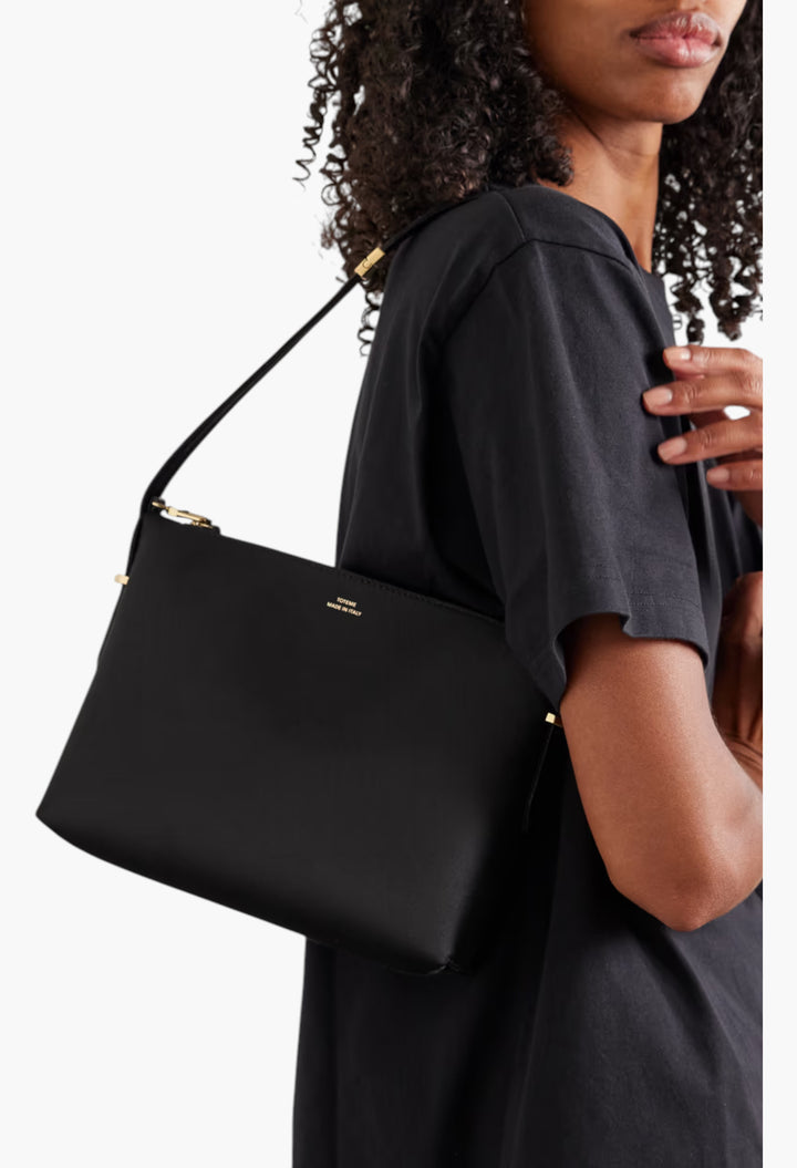 Black – Bevel Satin Clutch Toteme Bag - GLAM MODA
