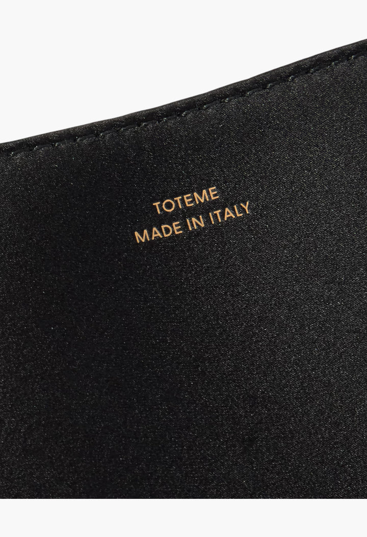 Black – Bevel Satin Clutch Toteme Bag - GLAM MODA