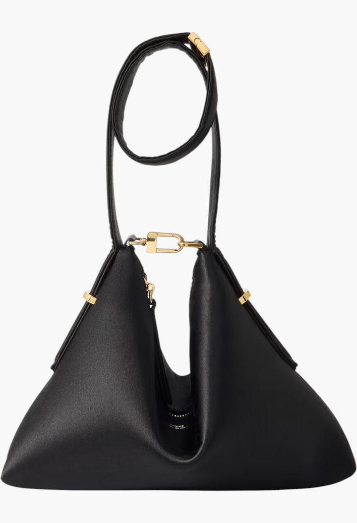 Black – Bevel Satin Clutch Toteme Bag - GLAM MODA