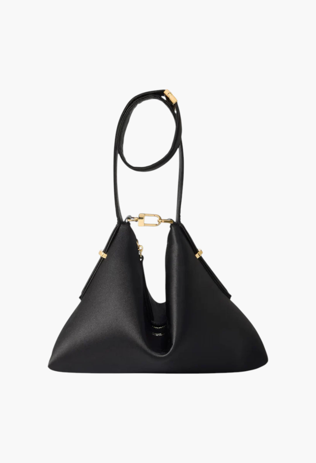 Black – Bevel Satin Clutch Toteme Bag - GLAM MODA