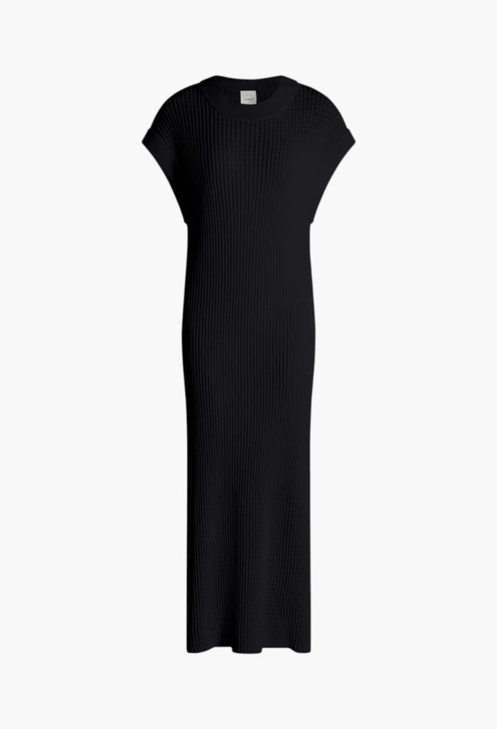 Black - Cheston Relaxed Knit Dress - GLAM MODA