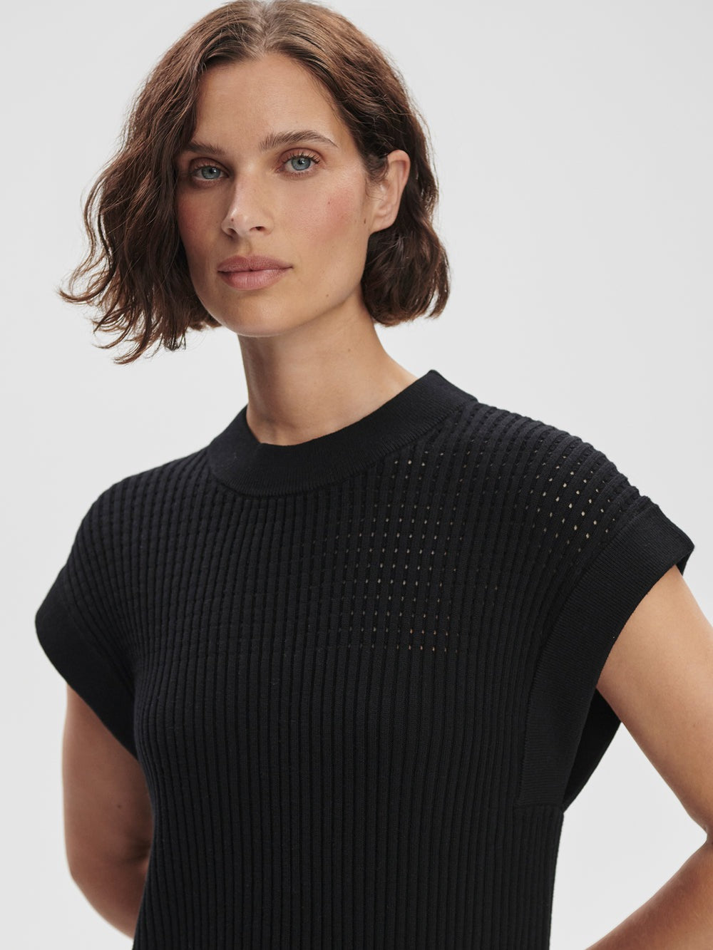 Black - Cheston Relaxed Knit Dress - GLAM MODA