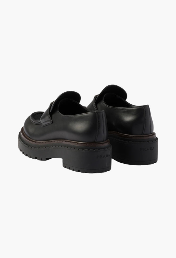 Black - Double Chocolate Leather Loafers - GLAM MODA