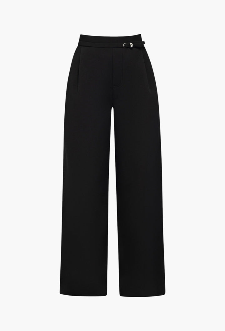Black - Hida Trousers - GLAM MODA