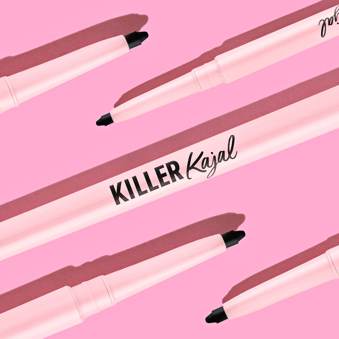 Black - Killer Kajal Intense Eyeliner - GLAM MODA