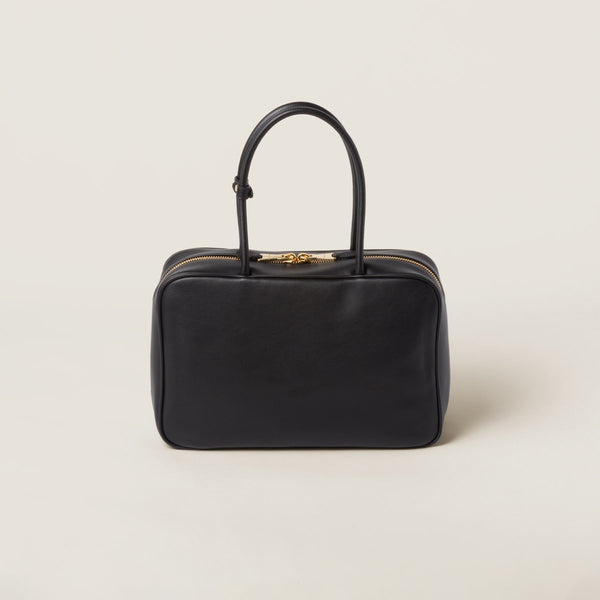 Black Large - Leather Beau bag