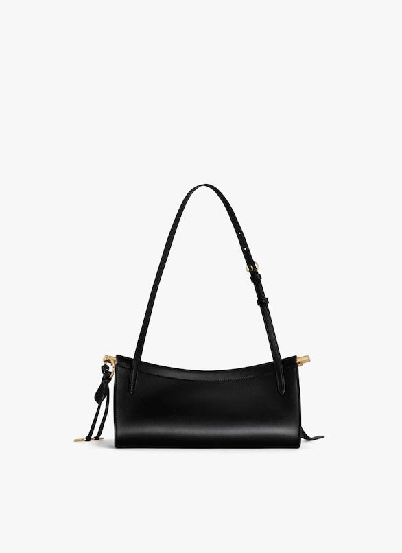 Black - Le Click East West Small Bag In Leather - GLAM MODA