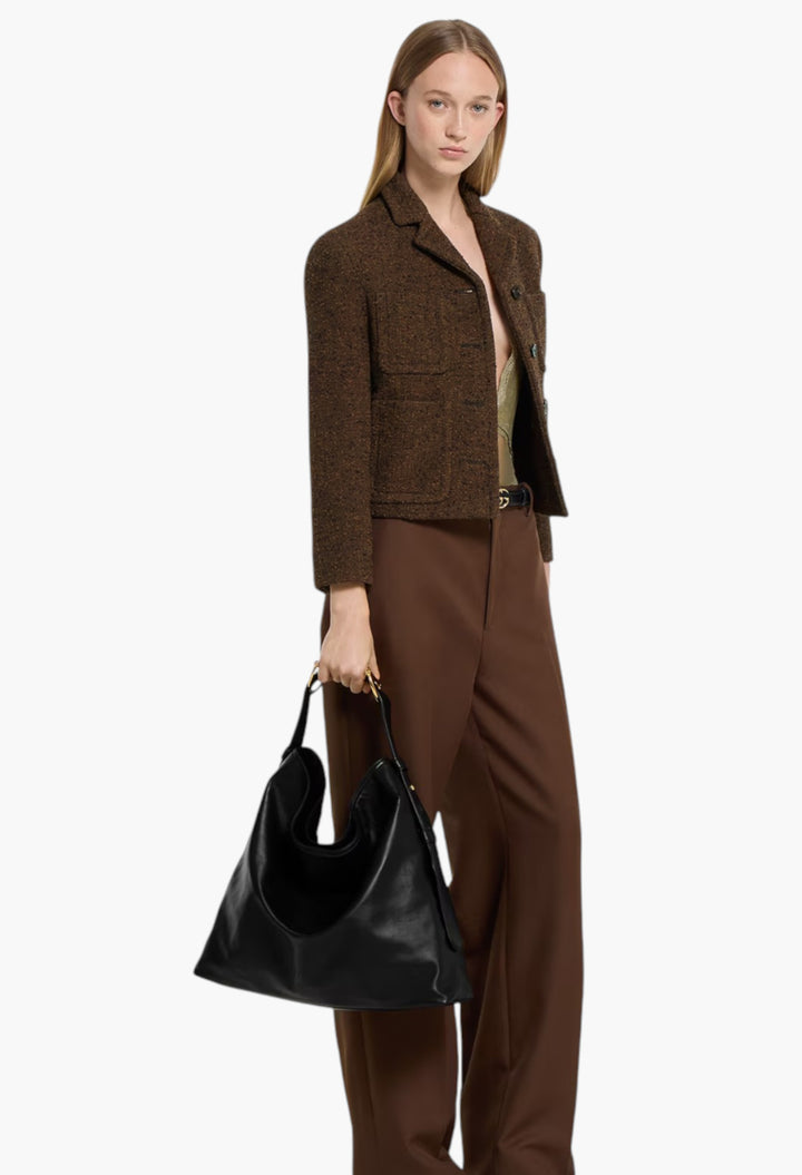 Black Leather - Gucci Beatrix Large Tote Bag - GLAM MODA