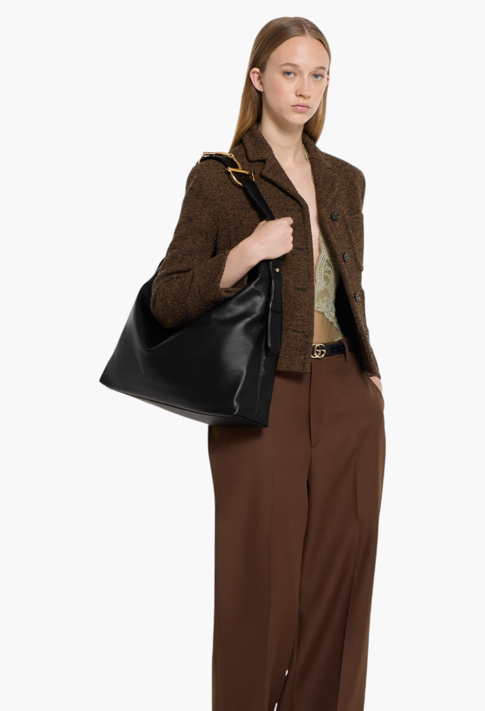 Black Leather - Gucci Beatrix Large Tote Bag - GLAM MODA