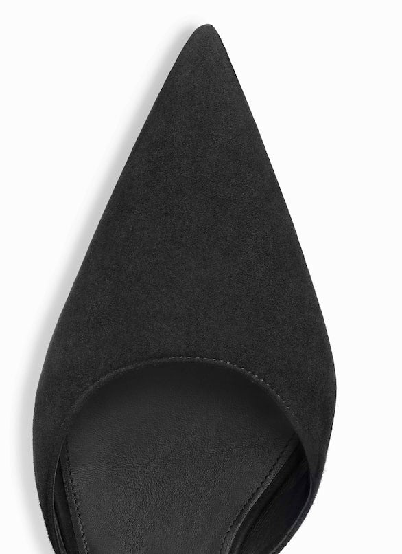 Black - Low Boots In Stretch Suede - GLAM MODA