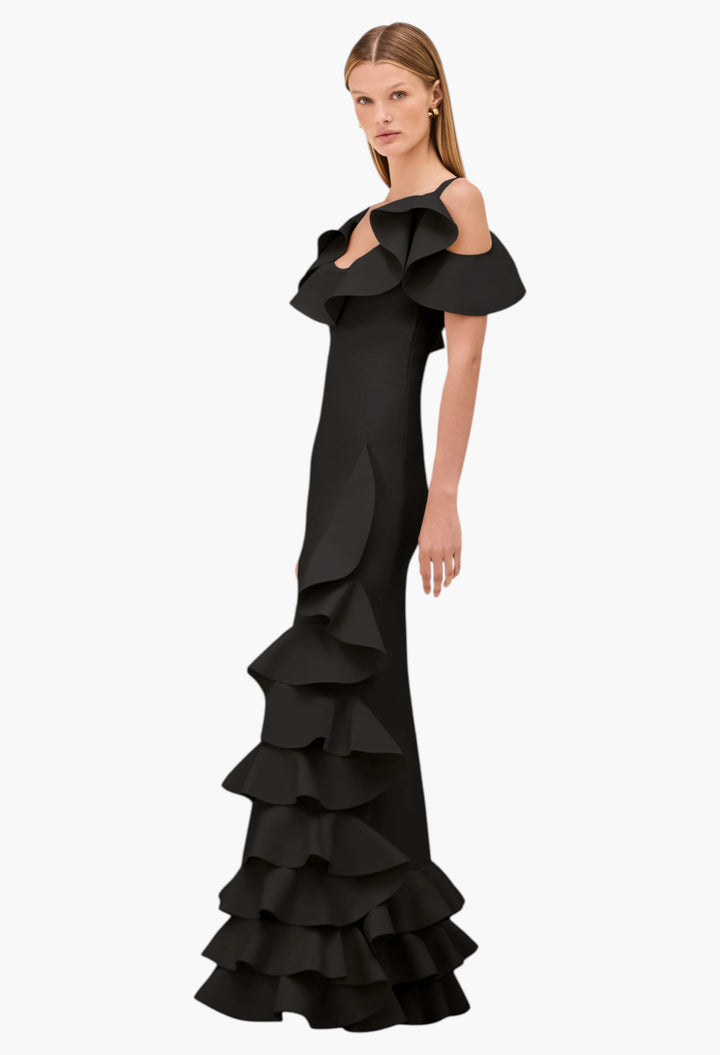 Black - Lucy Dress - GLAM MODA