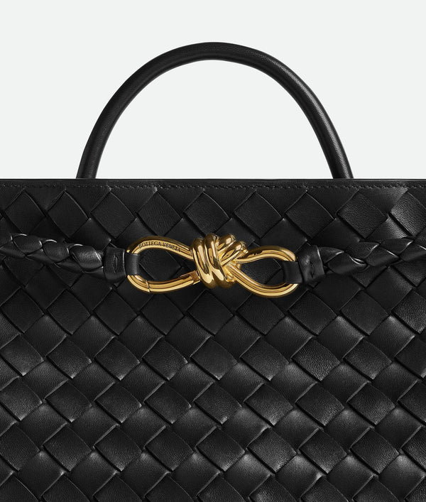 Black  - Medium Andiamo - Gold finish
