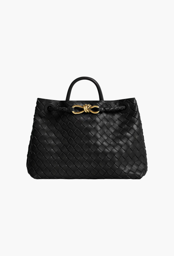 Black  - Medium Andiamo - Gold finish