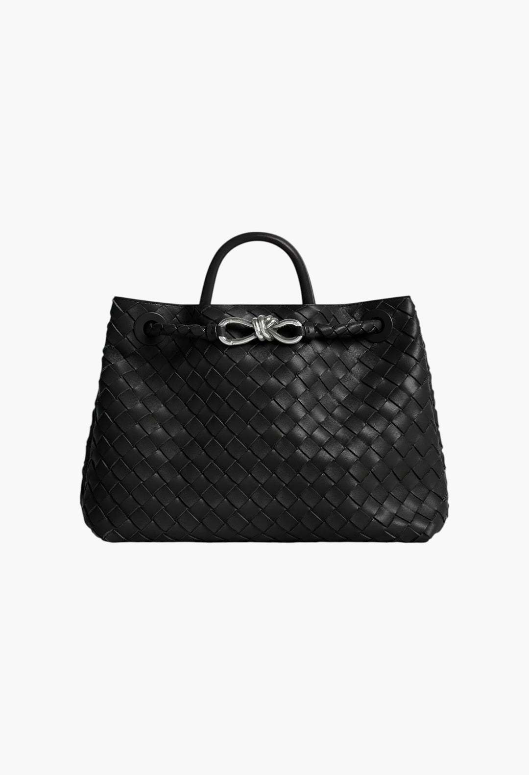 Black  - Medium Andiamo - Silver finish - GLAM MODA