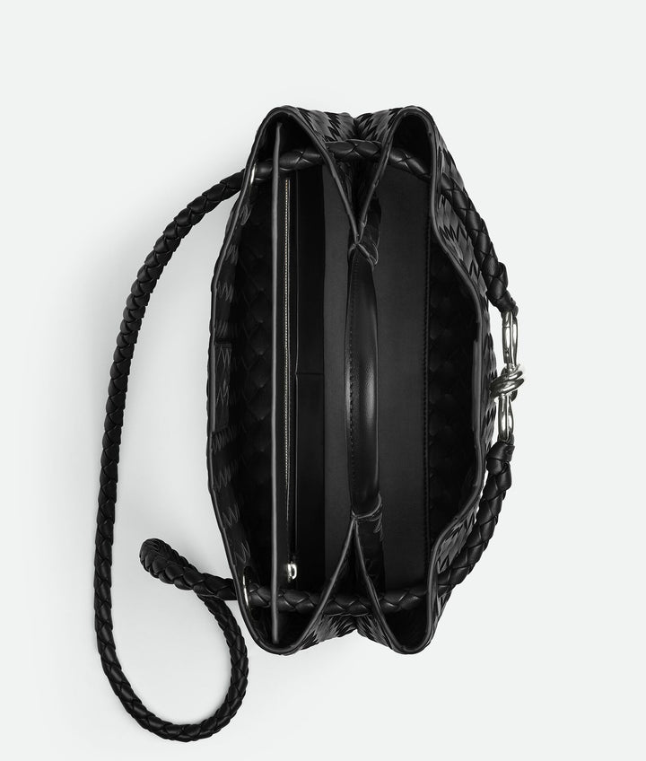 Black  - Medium Andiamo - Silver finish - GLAM MODA