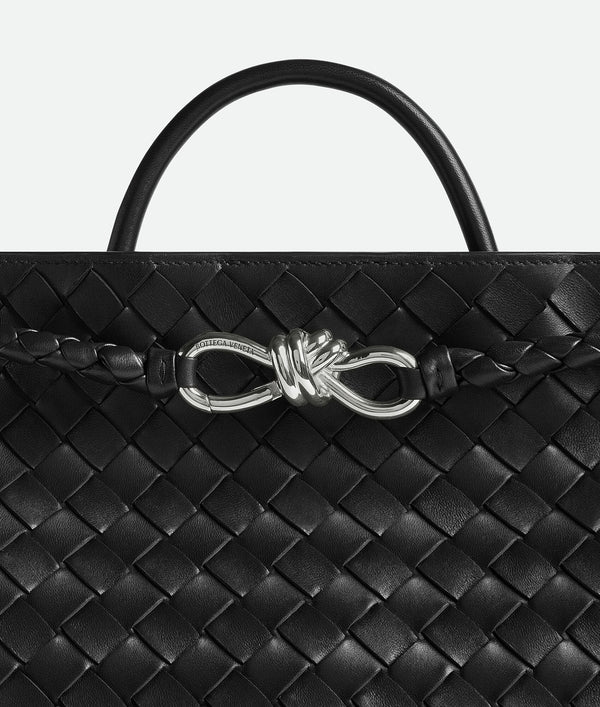 Black  - Medium Andiamo - Silver finish