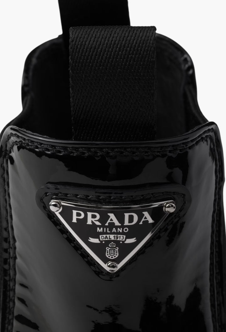 Black - Monolith Patent Leather Booties - GLAM MODA