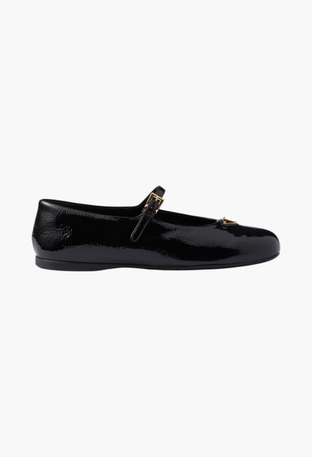 Black - Naplak Patent Leather Ballerinas - GLAM MODA