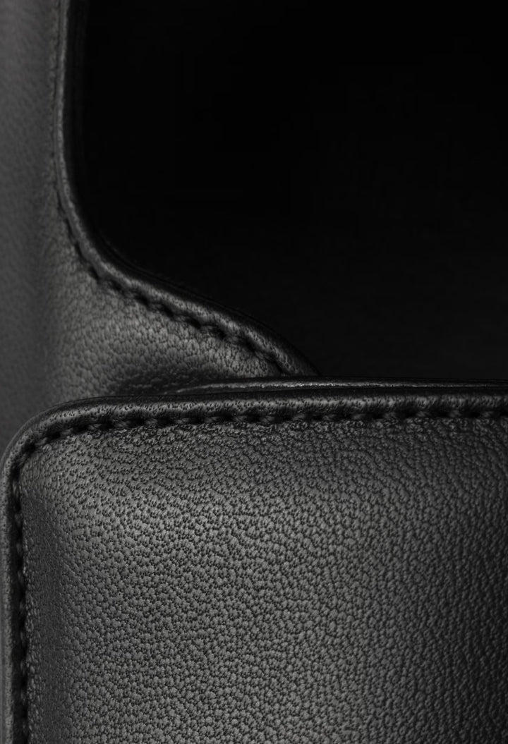 Black - Nappa Leather Sandals - GLAM MODA