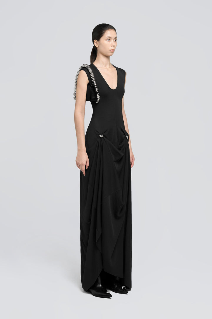 Black - Ochna Dress - GLAM MODA