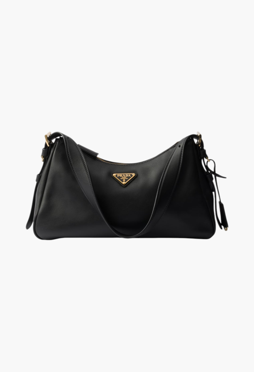 Black - Prada Aimée Leather Shoulder Bag - GLAM MODA