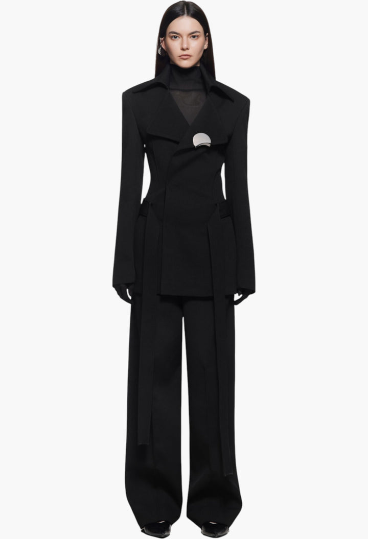 Black - RUPERT Blazer - GLAM MODA