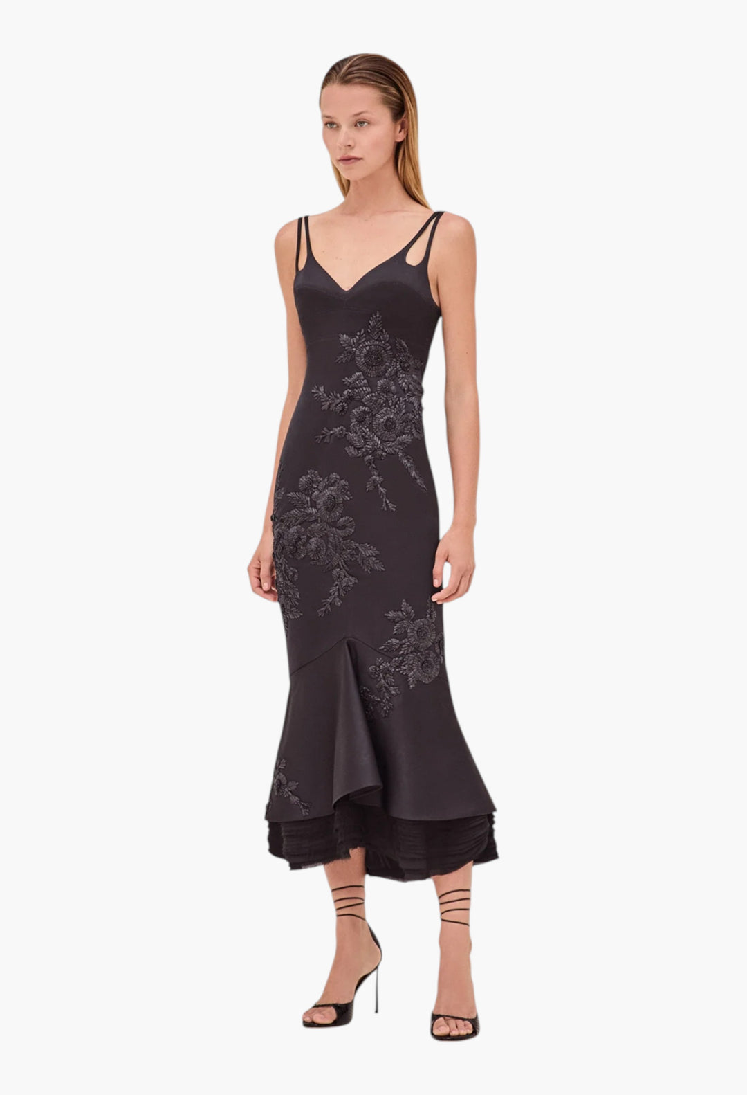 Black - Raquel Dress - GLAM MODA