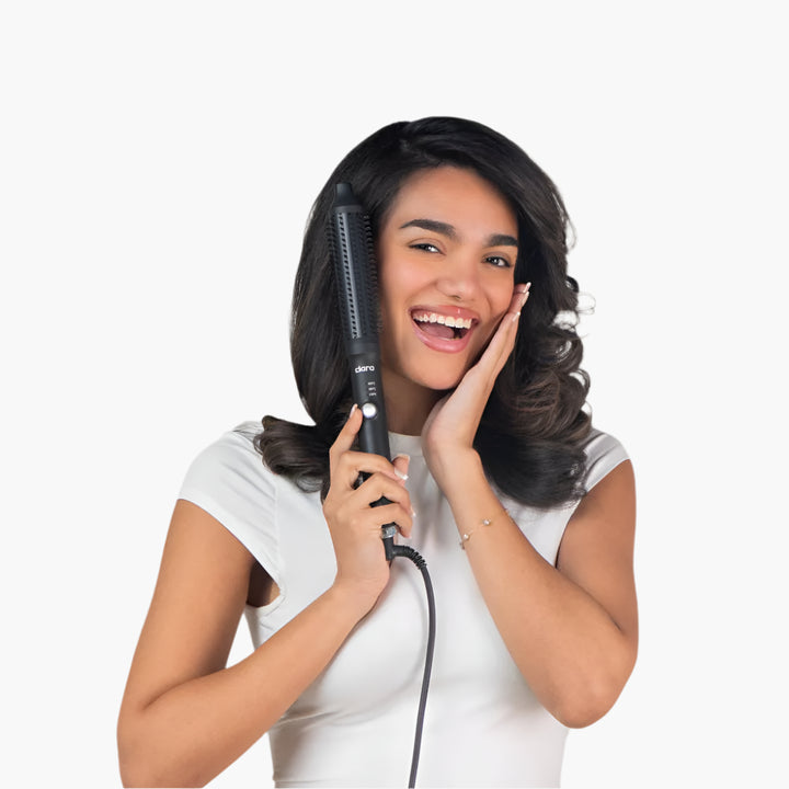 Black - Slim thermal brush - GLAM MODA