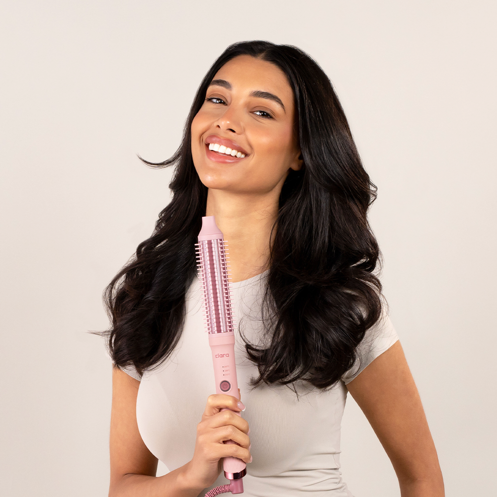 Black - Slim thermal brush - GLAM MODA