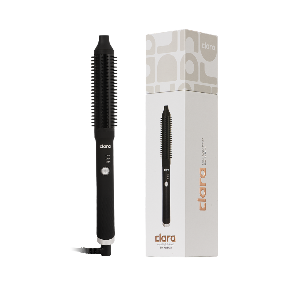 Black - Slim thermal brush - GLAM MODA