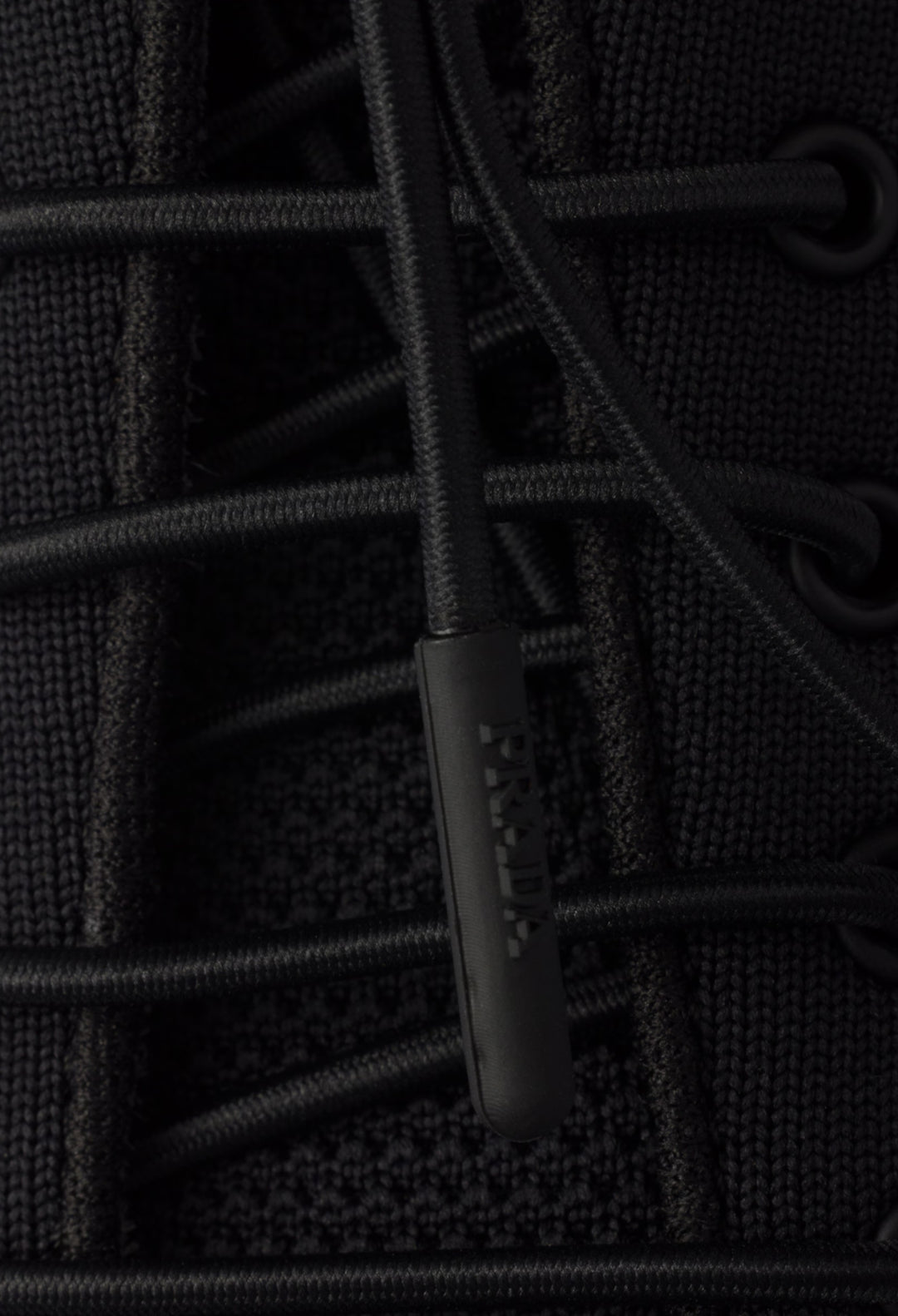 Black - Stretch Knit Sneakers - GLAM MODA