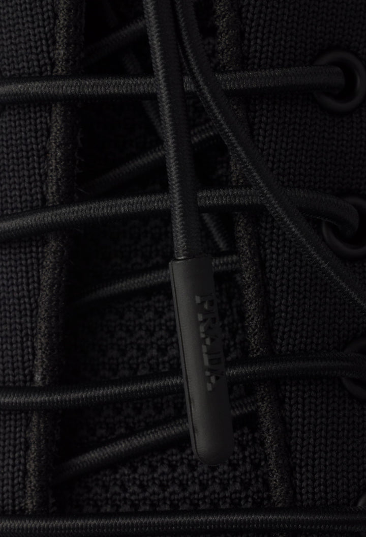 Black - Stretch Knit Sneakers - GLAM MODA