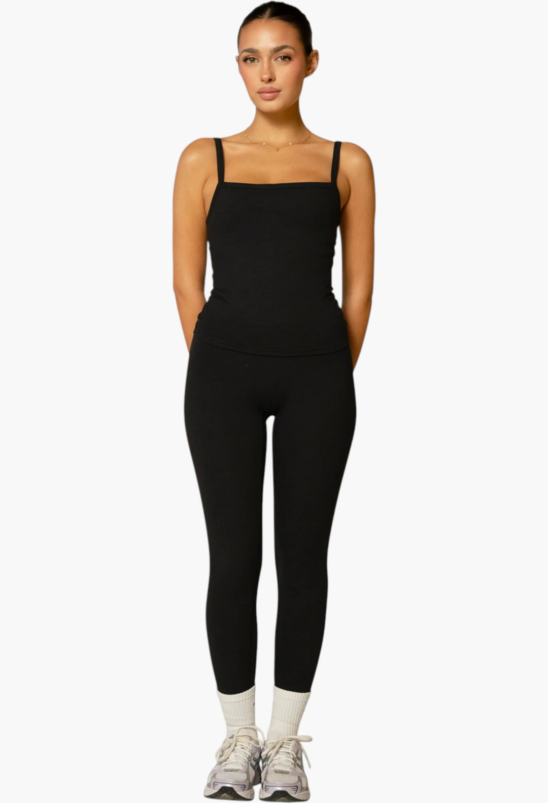 Black - The Essentials Legging - GLAM MODA