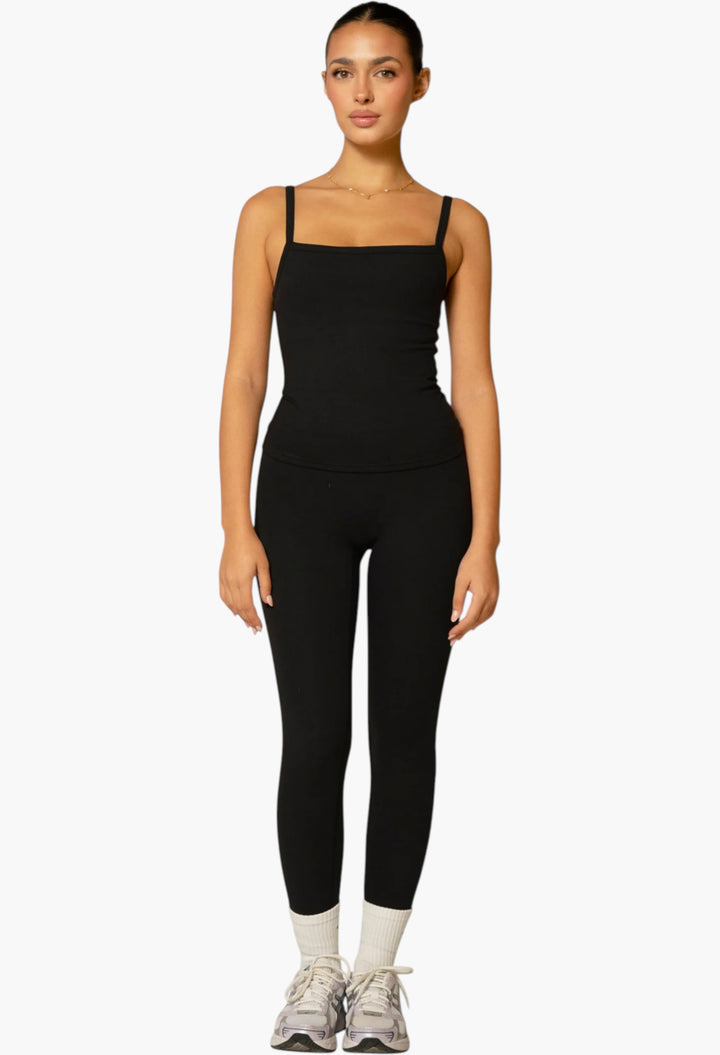 Black - The Essentials Legging - GLAM MODA