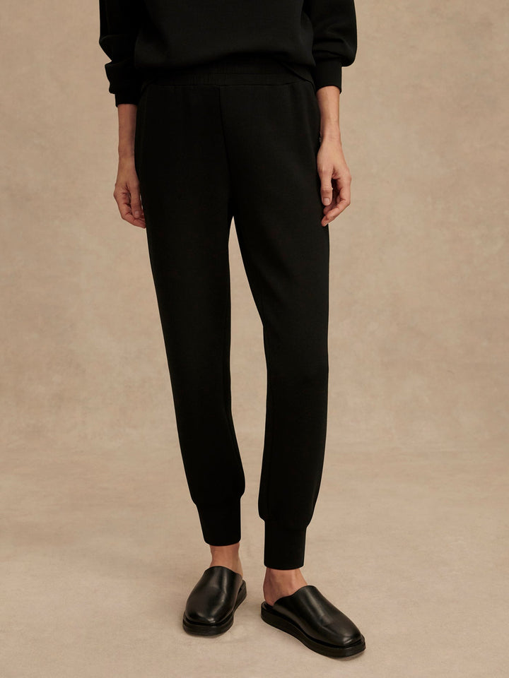 Black - The Slim Cuff Pant 25" - GLAM MODA